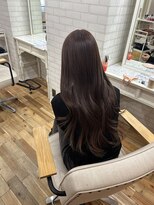 ラナンバイシダ(ranan by sida)&nbsp;ラベンダーグレージュ10代20代ブリーチなしWカラーロングヘア