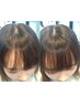 カット＋リセッター(部分　前髪/トップ）　￥6,050～→￥5,445～