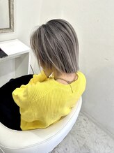 《年齢-5歳を叶える＊》透明感！白髪ぼかしバレイヤージュ、ハイライト　【オトナ女性の白髪染め】
