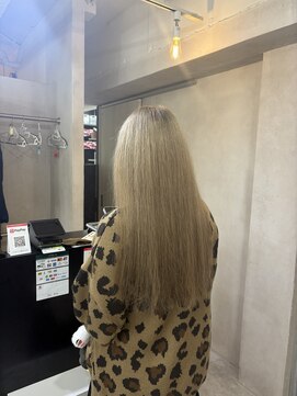 アジールヘア 東上野店(agir hair) 20代30代大人可愛いベージュミルクティー