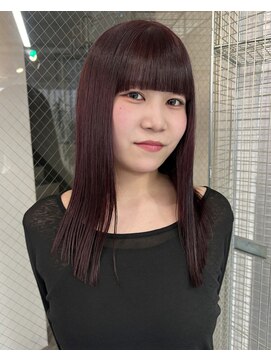 カシェル(cashel) 暖色カラー/ブリーチなしダブルカラー/チェリーラベンダー