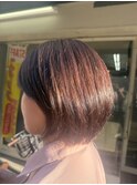 艶やかパープルボブ