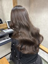 サニー 渋谷(SUNNY)&nbsp;バレイヤージュ、ハイライト、レイヤーロング、グレーベージュ