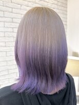 ヴァイブス(vibes) ホワイトブリーチ エンドカラーホワイトラベンダー