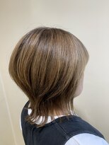 アズールサン 草加西口店(azule-sun)&nbsp;ハイライトカラー,ベージュ,白髪ぼかし,ウルフスタイル