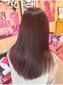 縮毛矯正×秋艶カラー