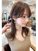 後れ毛とレイヤーカットと小顔☆