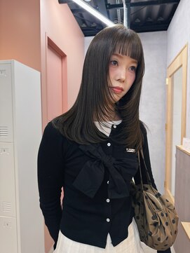 アマーク(a mark) 【松本 華】olive greige × 水素カラー