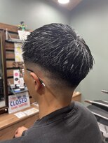 スタンドバーバー 柏(STAND BARBER)&nbsp;MEN’S HAIR/サーフカール/刈り上げセンターパート/柏/柏駅