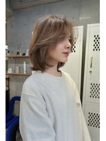 アワー(OUr-)&nbsp;レイヤーボブ/ベージュカラー/フレンチボブ