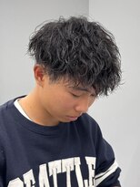 エルマーク 本山(L-MARK)&nbsp;ツイストスパイラル/スパイラルパーマ/メンズ/マッシュ/眉毛