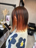 トリコ(ToricO) アンブレラカラー ダブルカラー オレンジカラー ブリーチ