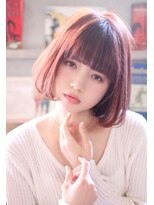 エイチ(H eitf) H エイチ原宿*ピンクグレージュ『フレンチボブ』【小島遥香】