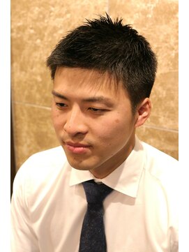 バルビエ グラン 銀座(barbier GRAND) フェードカット/かき上げヘア/涼しげヘア