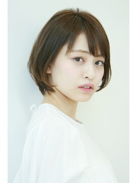 ラグエル(RAGUEL) 【30代40代50代】 やわらかパーマのショートボブ RAGUEL