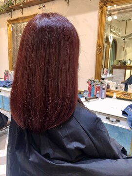 ロンドアベニール 北千住(Lond avenir) namie  ブリーチ無しピンク系カラー