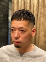 プレミアムバーバー 目黒店(PREMIUM BARBER produce by HIRO GINZA) 外国人風クセフェード×グロップスタイル