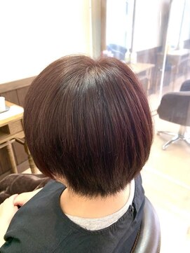 アンドコーカラーデザイン(&Co color design) 全体おしゃれ染め　ピンク