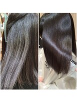美髪縮毛矯正　シルクストレート