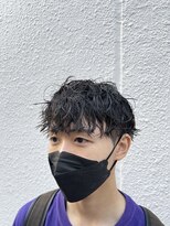 アカ(ACA)&nbsp;センターパートツイストスパイラルパーマツイストパーマ札幌大通