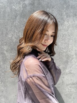 ロンド ストラーダ 心斎橋(Lond strada) シルキーベージュ×グレージュカラー【髪質改善/縮毛矯正】