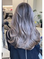 ヨロ 小岩(YOLO) ハイライトカラーミルクティーベージュケアブリーチダブルカラー