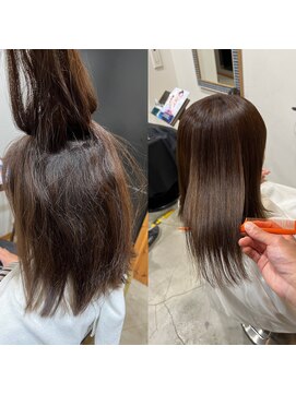 ディッシュ 五反田(dish) 縮毛矯正/さらさらストレート/ナチュラル★五反田美容室