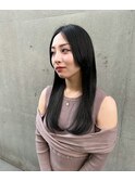 大人可愛い暗髪ストレートヘア【銀座/有楽町】30代40代50代