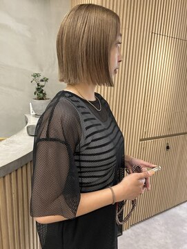 ロンドプロフィール 浦和(Lond profil) ぷつっとボブ　ボブ　まろベージュ　【浦和/大宮】