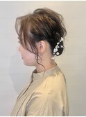 ウエディングヘアアレンジ◎シニヨン