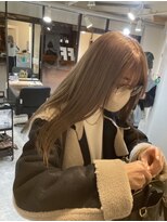 ラフ 難波店(LAFF) #黒髪#ボブルフ#ネビージュ#小顔#ワンレン