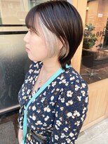 イルウィ(irwi)&nbsp;【デザインカラー】ホワイトシルキーベージュインナーカラー