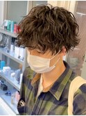 波巻きパーマツイストスパイラルパーマ波巻きスパイラルパーマ