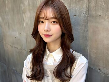 チュチュ(chuchu)の写真/【東久留米駅2分】*韓国風ヘア特化*高い技術力で似合わせ×再現性を実現◎結んでもおろしても可愛いstyle