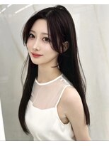 コア 銀座(COA)&nbsp;小顔レイヤー　前髪顔周り　髪質改善縮毛