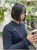 ぱっつんボブ/ぱつっとボブ/ミニボブ