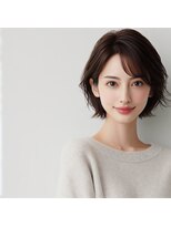 ヘアーズ ベリー 蒲生店(hairs BERRY)&nbsp;★美髪くびレイヤーボブルフネビージュ小顔ワンレンこなれミディ