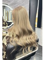 リア 大阪梅田(Ria)&nbsp;韓国ヘア×シールエクステ×ミルクティーベージュ