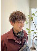 くしゅっとツイストスパイラルパーマ