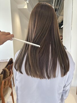 リル 茅ヶ崎(Liru:) 【よしだりこ】ブリーチなしダブルカラー/シアーカラー/茅ヶ崎