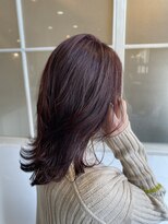 フィガロ ミリー 北生駒店(Figaro Mily)&nbsp;グロスピンク×水素ケア（髪質改善も◎）イメチェン美髪