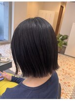 アッセンブル(ASSEMBLE)&nbsp;切りっぱなし外ハネボブ×ナチュラルブラック