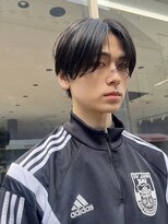 グリーンミドル(GREEN middle)&nbsp;センターパート/前髪長め/毛流れ