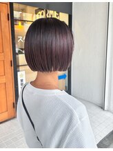 フォルムヘアデザイン 桐生店(FORME hair design)&nbsp;【aica】ミニボブ〇グラデーションカラー