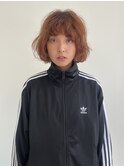 天神大名顔周りレイヤーカットミディアムボブタッセルボブ今泉