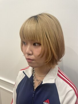 サラビューティーサイト 九大学研都市店(SARA Beauty Sight) ボブレイヤー/顔まわりレイヤー/レイヤーカット/顔まわりカット