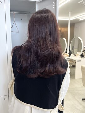 ジーナ 吉祥寺(Zina) 【山崎あゆみ】ピンクブラウン　ゆるっとヘア