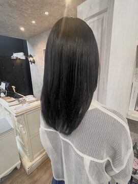 キャアリー(Caary) 福山美容室caary 酸熱トリートメントイルミナカラー透明感20代