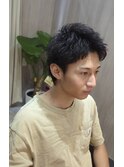爽やか束感ショートメンズ