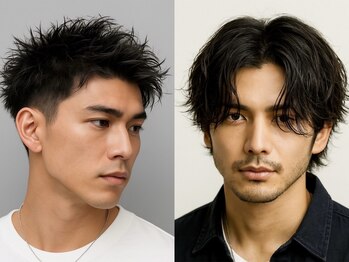 ハレ ヘアサロン(Hale hair salon)の写真/髪質や骨格に合わせた丁寧な施術が魅力◎自宅でも簡単にスタイリングが可能◎［メンズ/ニュアンスパーマ］